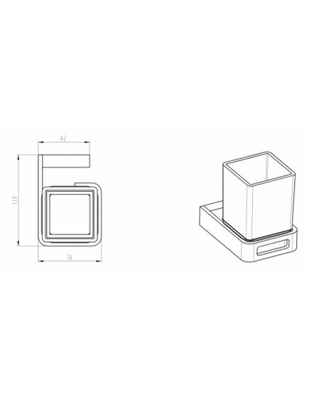 Купить Стакан для зубных щеток Boheme Q 10944-GM Серый (10944-gm) по цене 8401.64 руб., в Санкт-Петебруге в интернет магазине 100-Систем, а также дургие товары BOHEME из раздела Стаканы и подстаканники и Аксессуары для ванной комнаты