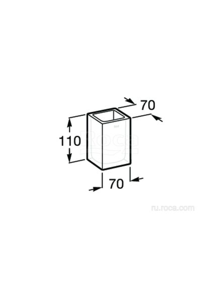 Купить Стакан Roca Ice 816860009 (816860009) по цене 2240 руб., в Санкт-Петебруге в интернет магазине 100-Систем, а также дургие товары ROCA из раздела Стаканы и подстаканники и Аксессуары для ванной комнаты