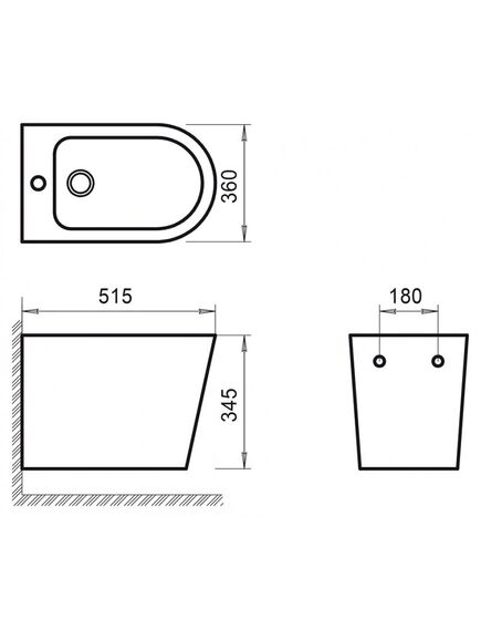 Купить Биде подвесное BelBagno FLAY-R BB053BH (bb053bh) по цене 14710 руб., в Санкт-Петебруге в интернет магазине 100-Систем, а также дургие товары BelBagno из раздела Биде подвесные и Биде и писсуары