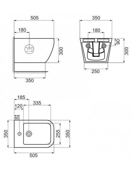 Купить Биде подвесное BelBagno ALPINA BB10100BH (bb10100bh) по цене 14850 руб., в Санкт-Петебруге в интернет магазине 100-Систем, а также дургие товары BelBagno из раздела Биде подвесные и Биде и писсуары