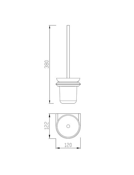 Купить Щетка для туалета ABBER Nord AA1532B черный матовый (aa1532b) по цене 5292 руб., в Санкт-Петебруге в интернет магазине 100-Систем, а также дургие товары ABBER из раздела Щетки для унитаза и Аксессуары для ванной комнаты