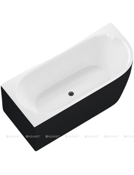 Купить Акриловая ванна Aquanet Family Elegant A 180x80 3805N Gloss Finish (панель Black matte) (3805-n-gw-mb) по цене 109370 руб., в Санкт-Петебруге в интернет магазине 100-Систем, а также дургие товары AQUANET из раздела Акриловые ванны и Ванны