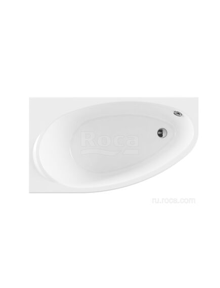 Купить Акриловая ванна Roca Corfu 160x90 асимметричная левая белая 248573000 (248573000) по цене 29990 руб., в Санкт-Петебруге в интернет магазине 100-Систем, а также дургие товары ROCA из раздела Акриловые ванны и Ванны