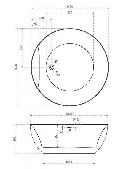 Купить Акриловая ванна Abber AB9280 150х150 без гидромассажа (ab9280) по цене 139900 руб., в Санкт-Петебруге в интернет магазине 100-Систем, а также дургие товары ABBER из раздела Акриловые ванны и Ванны