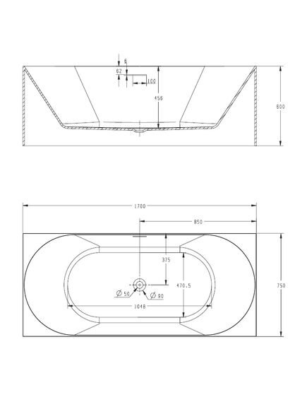 Купить Акриловая ванна ABBER AB9281 (ab9281) по цене 105840 руб., в Санкт-Петебруге в интернет магазине 100-Систем, а также дургие товары ABBER из раздела Акриловые ванны и Ванны