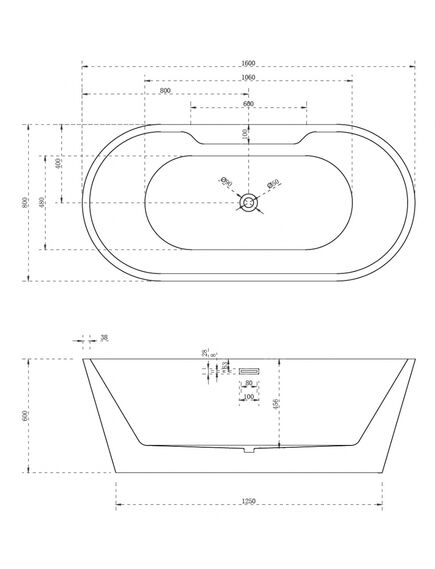 Купить Акриловая ванна ABBER AB9299-1.6 (ab9299-1.6) по цене 93240 руб., в Санкт-Петебруге в интернет магазине 100-Систем, а также дургие товары ABBER из раздела Акриловые ванны и Ванны