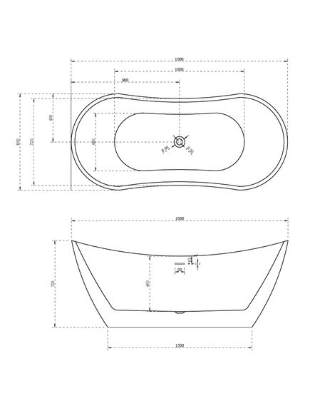 Купить Акриловая ванна ABBER AB9322 (ab9322) по цене 105840 руб., в Санкт-Петебруге в интернет магазине 100-Систем, а также дургие товары ABBER из раздела Акриловые ванны и Ванны