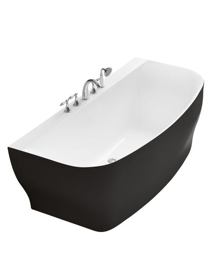 Купить Акриловая ванна без перелива BELBAGNO BB74-NERO-W0, 1650x780x590 (bb74-nero-w0) по цене 105340 руб., в Санкт-Петебруге в интернет магазине 100-Систем, а также дургие товары BelBagno из раздела Акриловые ванны и Ванны