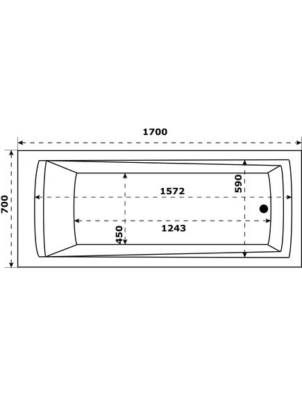 Купить Ванна акриловая Azario Бали 170х70 (бав0003) по цене 18390 руб., в Санкт-Петебруге в интернет магазине 100-Систем, а также дургие товары Azario из раздела Акриловые ванны и Ванны