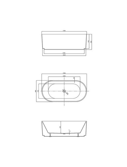 Купить Ванна акриловая Vincea VBT-426-1700MW 1700*800*580, белый мат., щелевой перелив, слив белый, , шт (vbt-426-1700mw) по цене 110240 руб., в Санкт-Петебруге в интернет магазине 100-Систем, а также дургие товары Vincea из раздела Акриловые ванны и Ванны