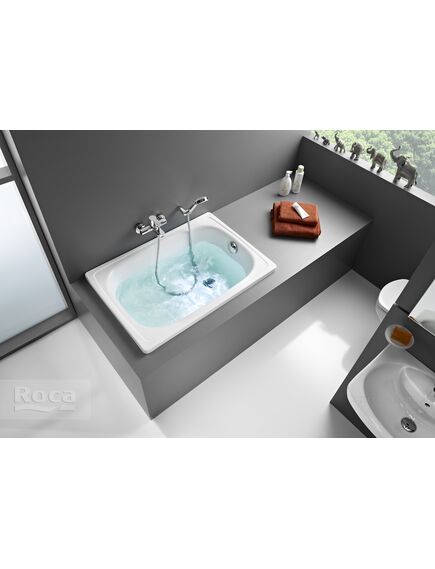 Купить Ванна Roca Contesa Banaseo 100x70 2,4мм 213100001 (213100001) по цене 22990 руб., в Санкт-Петебруге в интернет магазине 100-Систем, а также дургие товары ROCA из раздела Ванны стальные и Ванны