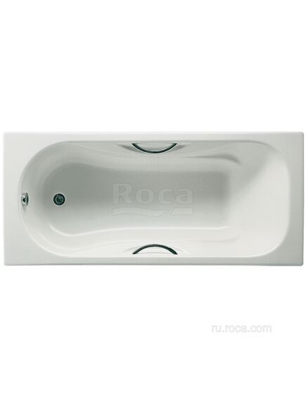Купить Ванна Roca Malibu 150х75 с отверстиями для ручек, anti-slip 2315G000R (2315g000r) по цене 71990 руб., в Санкт-Петебруге в интернет магазине 100-Систем, а также дургие товары ROCA из раздела Чугунные ванны и Ванны