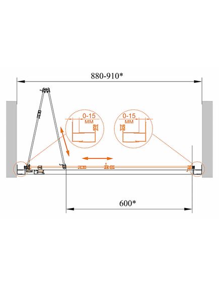 Купить Душевая дверь CEZARES ECO-O-BS-90-C-Cr (eco-o-bs-90-c-cr) по цене 34410 руб., в Санкт-Петебруге в интернет магазине 100-Систем, а также дургие товары CEZARES из раздела Душевые двери и Душевые двери, перегородки