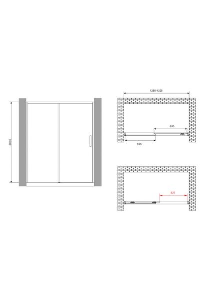 Купить Душевая дверь ABBER Komfort AG93130B (ag93130b) по цене 45360 руб., в Санкт-Петебруге в интернет магазине 100-Систем, а также дургие товары ABBER из раздела Душевые двери и Душевые двери, перегородки