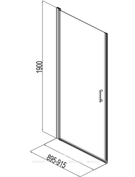 Купить Душевая дверь Aquanet Cinetic AE12-N-90H190U-CT 900, прозрачное стекло (ae12-n-90h190u-ct) по цене 19790 руб., в Санкт-Петебруге в интернет магазине 100-Систем, а также дургие товары AQUANET из раздела Душевые двери и Душевые двери, перегородки