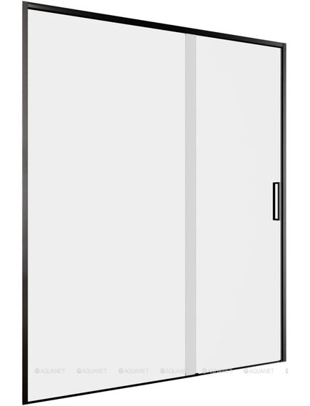 Купить Душевая дверь Aquanet Pleasure Evo 150 AE65-N150-BT профиль черный, прозрачное стекло (ae65-n150-bt) по цене 21112 руб., в Санкт-Петебруге в интернет магазине 100-Систем, а также дургие товары AQUANET из раздела Душевые двери и Душевые двери, перегородки