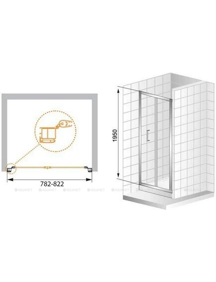 Купить Душевая дверь CEZARES ANIMA-W-BS-80-C-Cr (anima-w-bs-80-c-cr) по цене 39770 руб., в Санкт-Петебруге в интернет магазине 100-Систем, а также дургие товары CEZARES из раздела Душевые двери и Душевые двери, перегородки