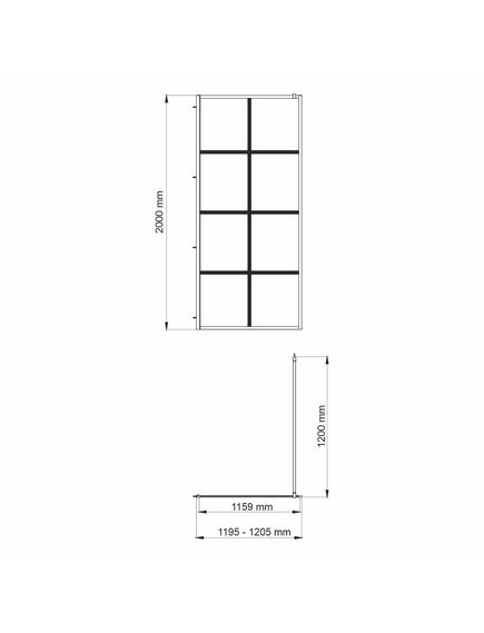 Купить Glan 66W40 Душевая перегородка (66w40) по цене 39606 руб., в Санкт-Петебруге в интернет магазине 100-Систем, а также дургие товары WasserKRAFT из раздела Душевые перегородки и Душевые двери, перегородки