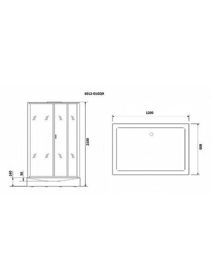 Купить Душевая кабина Niagara Premium NG-6012-01GQR (ng-6012-01gqr) по цене 93100 руб., в Санкт-Петебруге в интернет магазине 100-Систем, а также дургие товары NIAGARA из раздела Душевые кабины и Душевые кабины и ограждения