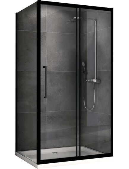 Купить Душевой уголок ABBER Schwarzer Diamant AG30100BH-S85B (ag30100bh-s85b) по цене 42588 руб., в Санкт-Петебруге в интернет магазине 100-Систем, а также дургие товары ABBER из раздела Душевые ограждения и Душевые кабины и ограждения