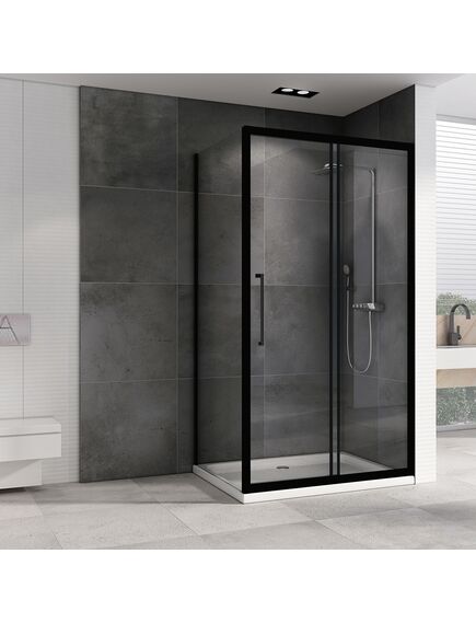 Купить Душевой уголок ABBER Schwarzer Diamant AG30100BH-S85B (ag30100bh-s85b) по цене 42588 руб., в Санкт-Петебруге в интернет магазине 100-Систем, а также дургие товары ABBER из раздела Душевые ограждения и Душевые кабины и ограждения