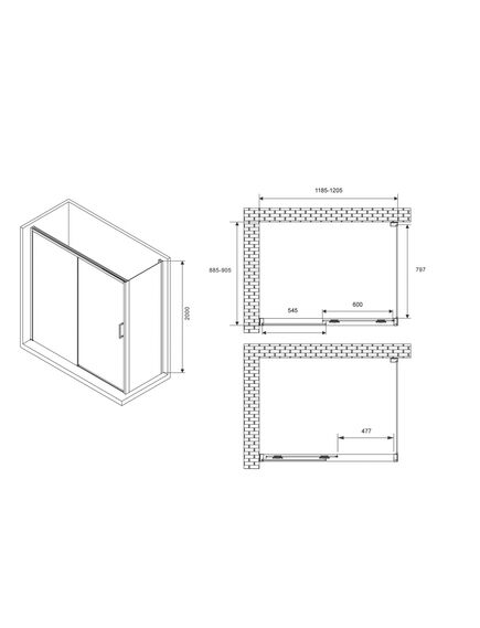 Купить Душевой уголок ABBER Komfort AG93120-S92 (ag93120-s92) по цене 63000 руб., в Санкт-Петебруге в интернет магазине 100-Систем, а также дургие товары ABBER из раздела Душевые ограждения и Душевые кабины и ограждения