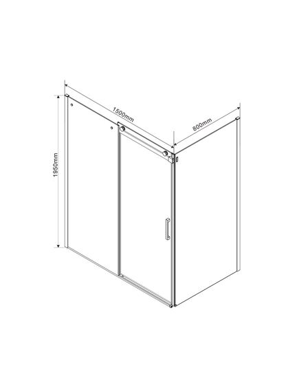 Купить Душевой уголок Como VSR-1C8015CL, 1500*800, хром, стекло прозрачное, , шт (vsr-1c8015cl) по цене 50770 руб., в Санкт-Петебруге в интернет магазине 100-Систем, а также дургие товары Vincea из раздела Душевые ограждения и Душевые кабины и ограждения