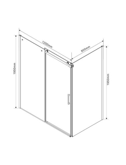 Купить Душевой уголок Como VSR-1C8012CL, 1200*800, хром, стекло прозрачное, , шт (vsr-1c8012cl) по цене 46750 руб., в Санкт-Петебруге в интернет магазине 100-Систем, а также дургие товары Vincea из раздела Душевые ограждения и Душевые кабины и ограждения