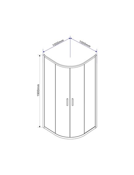 Купить Душевой уголок Garda VSQ-1G100CL, 1000*1000, хром, стекло прозрачное , , шт (vsq-1g100cl) по цене 32870 руб., в Санкт-Петебруге в интернет магазине 100-Систем, а также дургие товары Vincea из раздела Душевые ограждения и Душевые кабины и ограждения