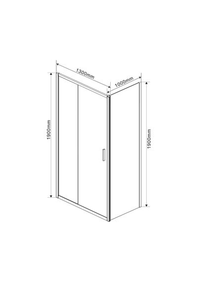 Купить Душевой уголок Garda VSR-1G1013CLB, 1300*1000, черный, стекло прозрачное, , шт (vsr-1g1013clb) по цене 43930 руб., в Санкт-Петебруге в интернет магазине 100-Систем, а также дургие товары Vincea из раздела Душевые ограждения и Душевые кабины и ограждения