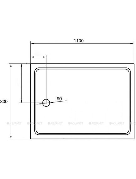 Купить Поддон для душа Cezares Tray прямоугольный 110/80 акриловый (tray-a-ah-110/80-15-w) по цене 23090 руб., в Санкт-Петебруге в интернет магазине 100-Систем, а также дургие товары CEZARES из раздела Прямоугольные и Душевые поддоны