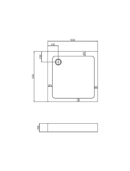 Купить Поддон для душа акриловый VST-3AS-9090, 900*900*150, сифон Ф90 с гидрозатвором, , шт (vst-3as-9090) по цене 14850 руб., в Санкт-Петебруге в интернет магазине 100-Систем, а также дургие товары Vincea из раздела Квадратные и Душевые поддоны