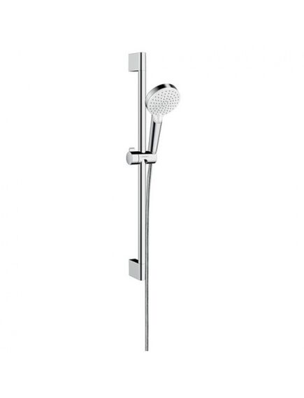 Купить Душевой гарнитур Hansgrohe Crometta 26532400 Хром Белый (26532400) по цене 11017.98 руб., в Санкт-Петебруге в интернет магазине 100-Систем, а также дургие товары HANSGROHE из раздела Душевые гарнитуры и Душевые стойки, системы, панели, гарнитуры