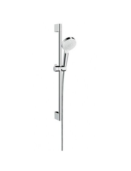 Купить Душевой гарнитур Hansgrohe Crometta 26536400 Хром Белый (26536400) по цене 11102.62 руб., в Санкт-Петебруге в интернет магазине 100-Систем, а также дургие товары HANSGROHE из раздела Душевые гарнитуры и Душевые стойки, системы, панели, гарнитуры