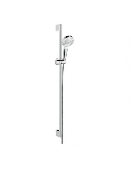 Купить Душевой гарнитур Hansgrohe Crometta 26537400 Хром Белый (26537400) по цене 8641.34 руб., в Санкт-Петебруге в интернет магазине 100-Систем, а также дургие товары HANSGROHE из раздела Душевые гарнитуры и Душевые стойки, системы, панели, гарнитуры