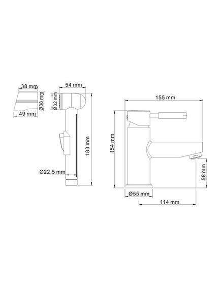 Купить Смеситель WasserKRAFT Main для умывальника 4108 (4108) по цене 18380 руб., в Санкт-Петебруге в интернет магазине 100-Систем, а также дургие товары WasserKRAFT из раздела Гигиенический душ со смесителем и Гигиенический душ