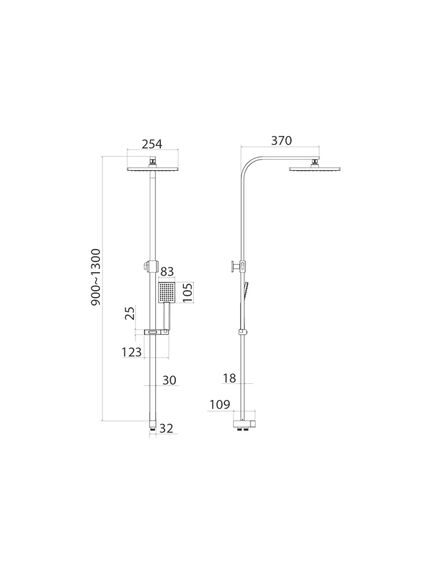 Купить Душевая система Iddis Bild BIL1FSBi76 Хром (bil1fsbi76) по цене 24990 руб., в Санкт-Петебруге в интернет магазине 100-Систем, а также дургие товары IDDIS из раздела Душевые гарнитуры и Душевые стойки, системы, панели, гарнитуры