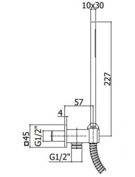 Купить Душевой гарнитур Cezares CZR-DEFA4-BIO, белый (czr-defa4-bio) по цене 11580 руб., в Санкт-Петебруге в интернет магазине 100-Систем, а также дургие товары CEZARES из раздела Душевые гарнитуры и Душевые стойки, системы, панели, гарнитуры