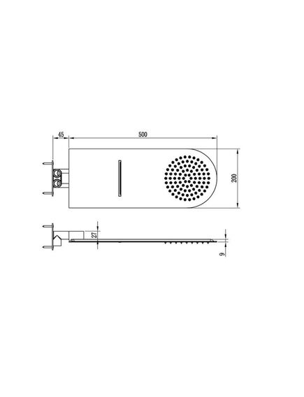 Купить Верхний душ RGW Shower Panels SP-62 21140362-01 Хром (21140362-01) по цене 26579.52 руб., в Санкт-Петебруге в интернет магазине 100-Систем, а также дургие товары RGW из раздела Верхний душ и Комплектующие для встраиваемых систем