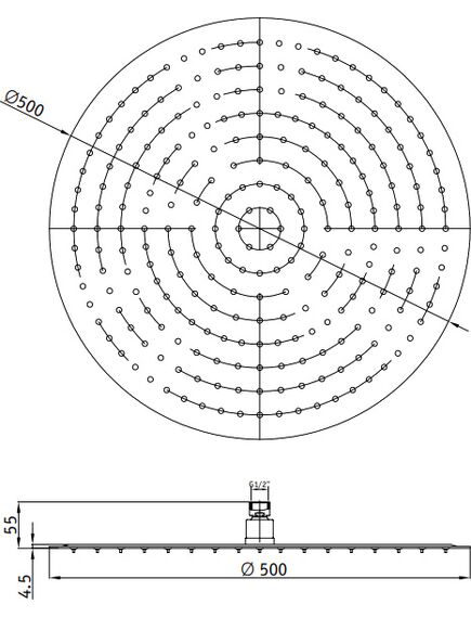 Купить Верхний душ RGW Shower Panels SP-81-50 21148150-01 Хром (21148150-01) по цене 16362.58 руб., в Санкт-Петебруге в интернет магазине 100-Систем, а также дургие товары RGW из раздела Верхний душ и Комплектующие для встраиваемых систем