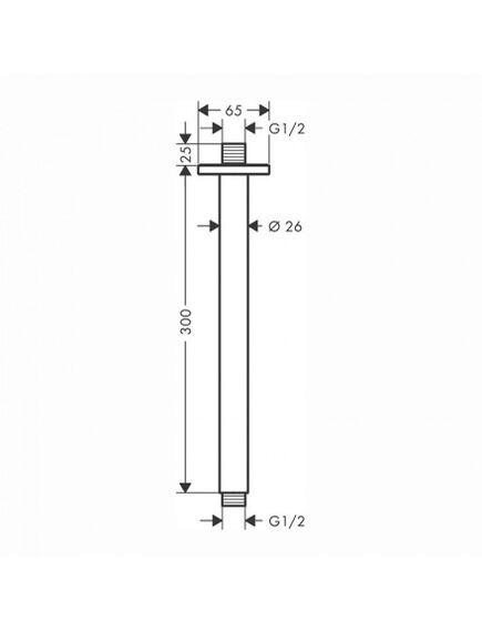 Купить Кронштейн для верхнего душа Hansgrohe Vernis Shape 26407000 Хром (26407000) по цене 13418.52 руб., в Санкт-Петебруге в интернет магазине 100-Систем, а также дургие товары HANSGROHE из раздела Кронштейны для верхнего душа и Комплектующие для встраиваемых систем