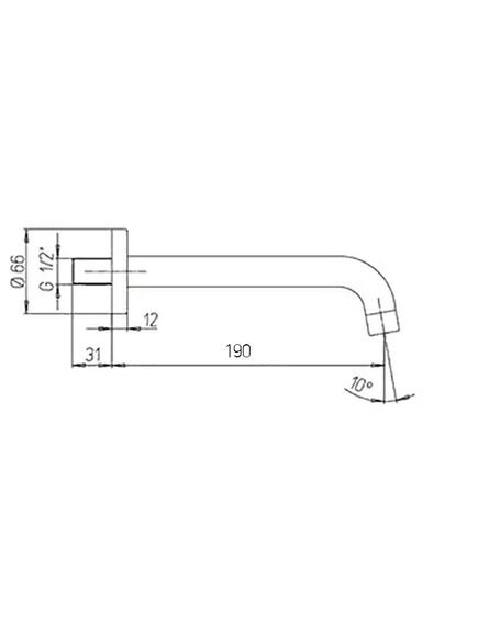 Купить Излив Paini Cox 190 мм. встраиваемый, черный матовый PVD (78pz207can) по цене 17490 руб., в Санкт-Петебруге в интернет магазине 100-Систем, а также дургие товары Paini из раздела Изливы и Комплектующие для встраиваемых систем