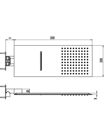 Купить Верхний душ RGW Shower Panels SP-64 21140364-01 Хром (21140364-01) по цене 29797.95 руб., в Санкт-Петебруге в интернет магазине 100-Систем, а также дургие товары RGW из раздела Верхний душ и Комплектующие для встраиваемых систем