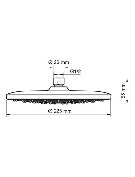 Купить Душевая насадка WasserKRAFT A077 чёрная. покрытие Soft-touch (a077) по цене 4920 руб., в Санкт-Петебруге в интернет магазине 100-Систем, а также дургие товары WasserKRAFT из раздела Верхний душ и Комплектующие для встраиваемых систем