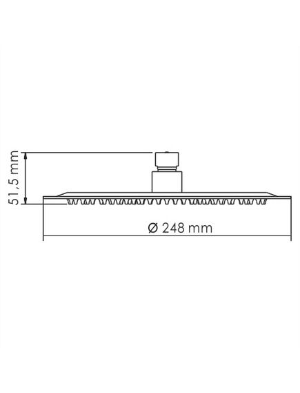 Купить Верхний душ WasserKRAFT A121 Хром (a121) по цене 6600 руб., в Санкт-Петебруге в интернет магазине 100-Систем, а также дургие товары WasserKRAFT из раздела Верхний душ и Комплектующие для встраиваемых систем