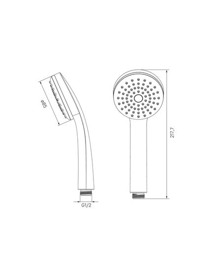 Купить Лейка для душа, 1F, IDDIS, 0011F85i18 (0011f85i18) по цене 990 руб., в Санкт-Петебруге в интернет магазине 100-Систем, а также дургие товары IDDIS из раздела Лейки и Комплектующие для душа