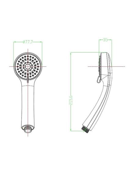 Купить Лейка для душа, 3F, D 76мм, 040, Milardo, 0403F76M18 (0403f76m18) по цене 790 руб., в Санкт-Петебруге в интернет магазине 100-Систем, а также дургие товары MILARDO из раздела Лейки и Комплектующие для душа