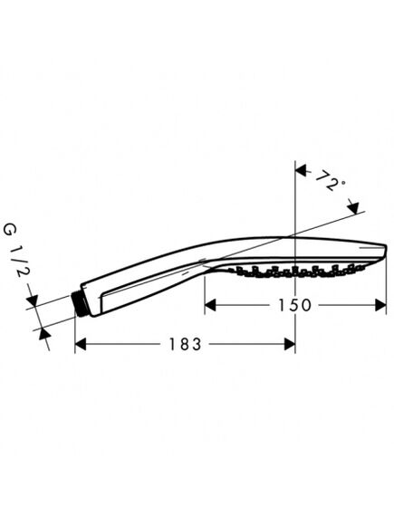 Купить Ручной душ Hansgrohe Raindance Select Е 26550400 Хром Белый (26550400) по цене 20490.7 руб., в Санкт-Петебруге в интернет магазине 100-Систем, а также дургие товары HANSGROHE из раздела Лейки и Комплектующие для душа