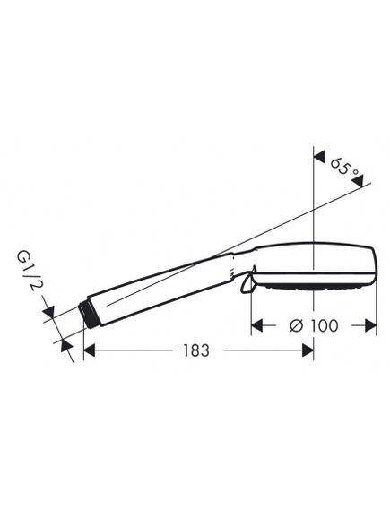 Купить Ручной душ Hansgrohe Crometta 26823400 Хром Белый (26823400) по цене 5625.48 руб., в Санкт-Петебруге в интернет магазине 100-Систем, а также дургие товары HANSGROHE из раздела Лейки и Комплектующие для душа