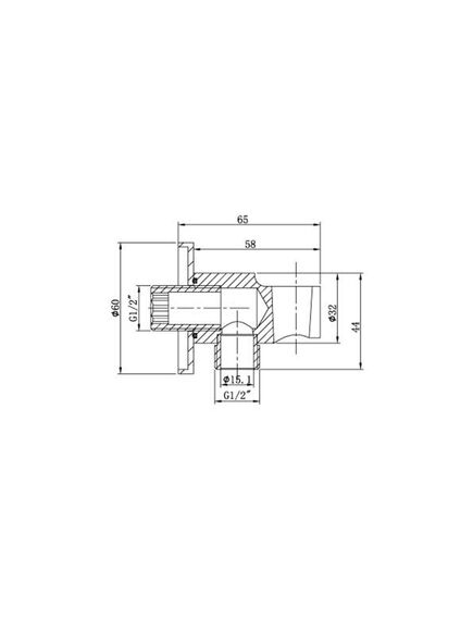 Купить Держатель ручного душа VSC-31MB с подводом воды, черный, , шт (vsc-31mb) по цене 3120 руб., в Санкт-Петебруге в интернет магазине 100-Систем, а также дургие товары Vincea из раздела Шланговое подключение и Комплектующие для встраиваемых систем